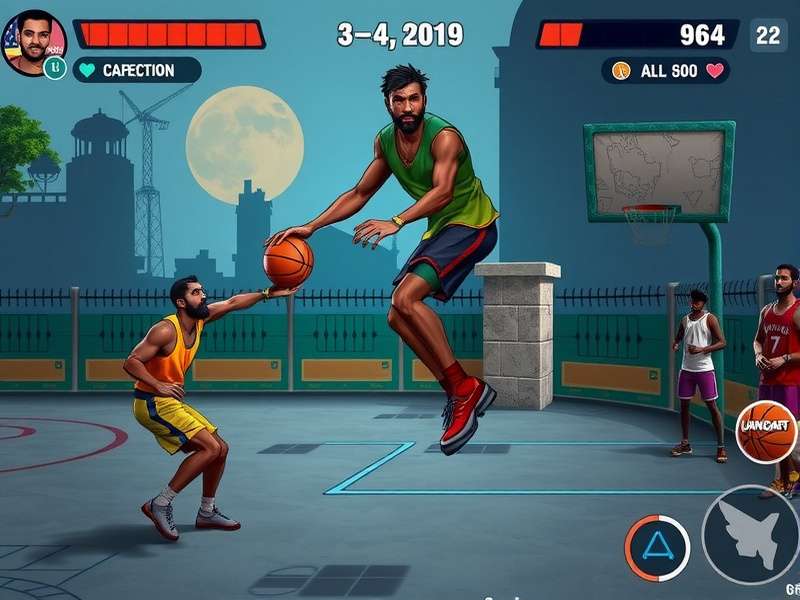 Ghetto Ball Legend India multiplayer match showing Indian players competing